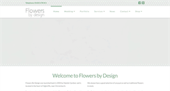 Desktop Screenshot of flowersby-design.com